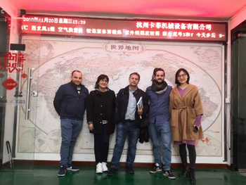Spain Customers Visit COLO for Powder Coating Equipment
