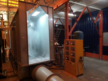 Stainless Steel Powder Booth System Installed in the Philippines